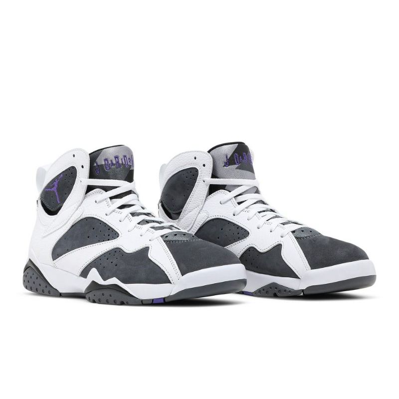 Pánské Boty Air Jordan 7 Retro Bílý Šedá Nachový