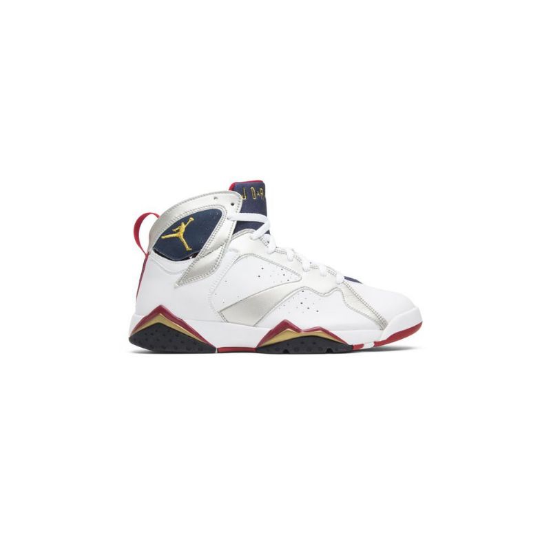 Pánské Boty Air Jordan 7 Retro Bílý Zlatý Tmavě Modrá Modrý