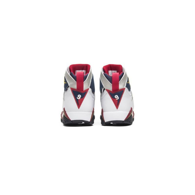 Pánské Boty Air Jordan 7 Retro Bílý Zlatý Tmavě Modrá Modrý