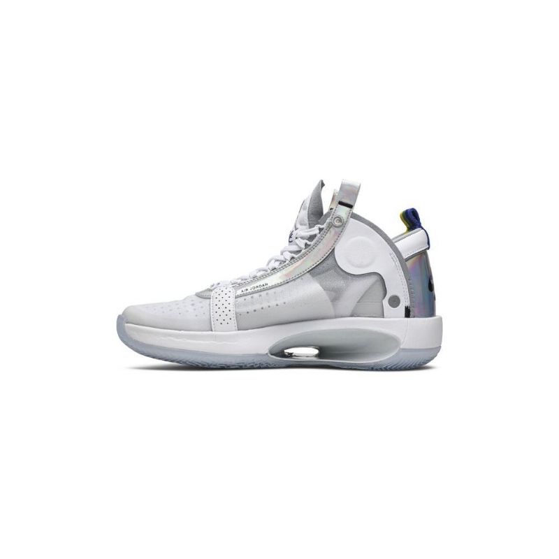 Pánské Boty Air Jordan 34 Bílý Stříbrný