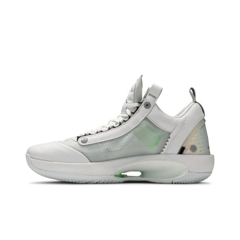 Pánské Boty Air Jordan 34 Low Bílý Stříbrný