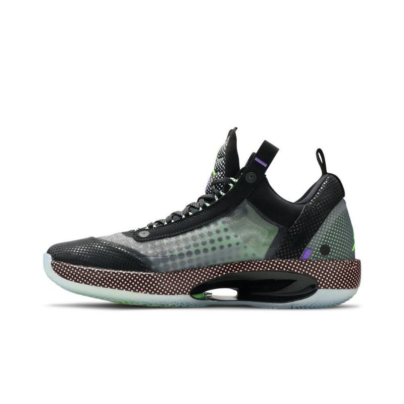 Pánské Boty Air Jordan 34 Low Černá Bílý Zelená Růžová