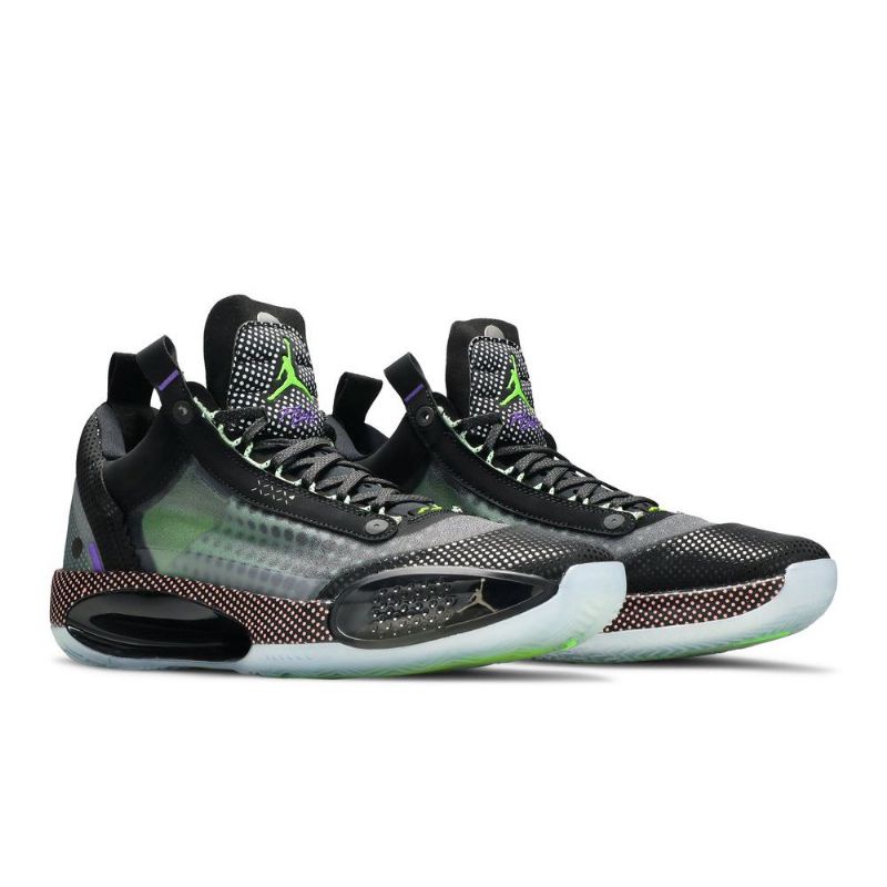 Pánské Boty Air Jordan 34 Low Černá Bílý Zelená Růžová