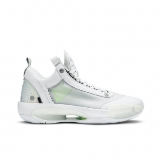 Pánské Boty Air Jordan 34 Low Pf Bílý Zelená