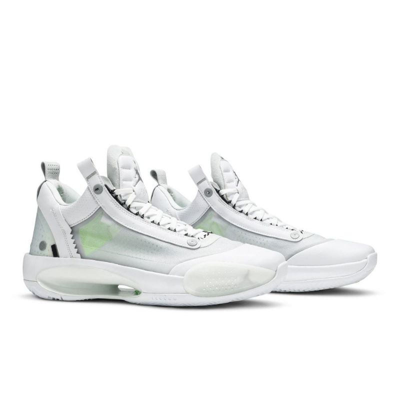 Pánské Boty Air Jordan 34 Low Pf Bílý Zelená