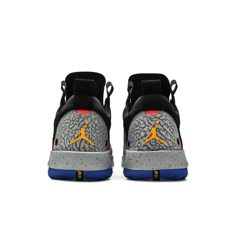 Pánské Boty Air Jordan 34 Low Pf Černá Oranžový Šedá