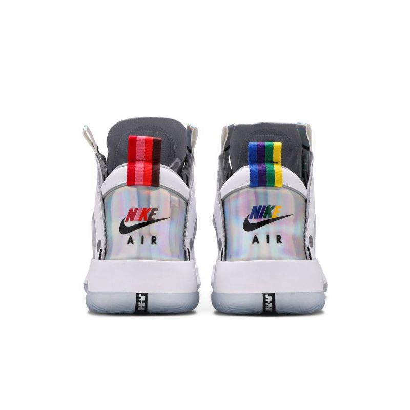 Pánské Boty Air Jordan 34 Pf Bílý Stříbrný
