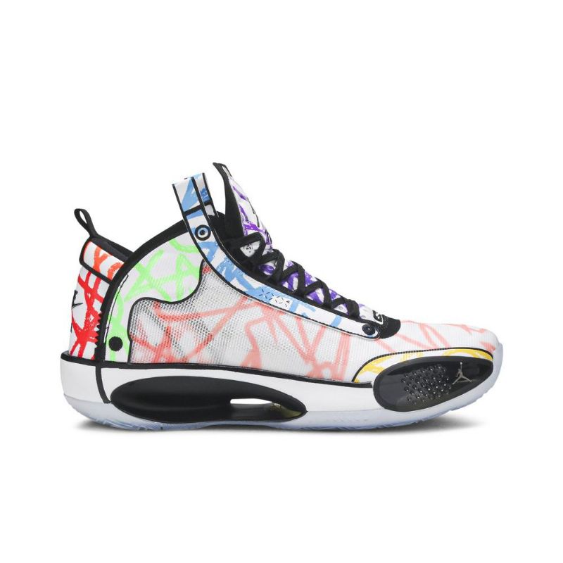 Vícebarevné Pánské Boty Air Jordan 34 Zion Williamson Bílý