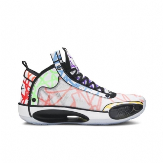 Vícebarevné Pánské Boty Air Jordan 34 Zion Williamson Bílý