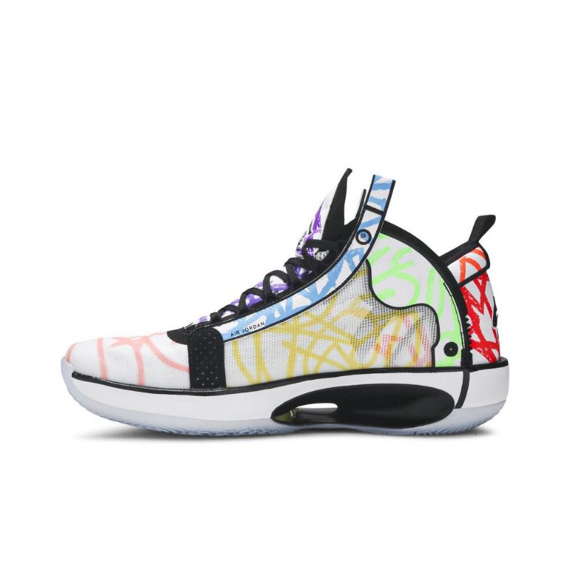 Vícebarevné Pánské Boty Air Jordan 34 Zion Williamson Bílý
