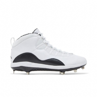 Pánské Boty Air Jordan 10 Retro Metal Bílý Černá