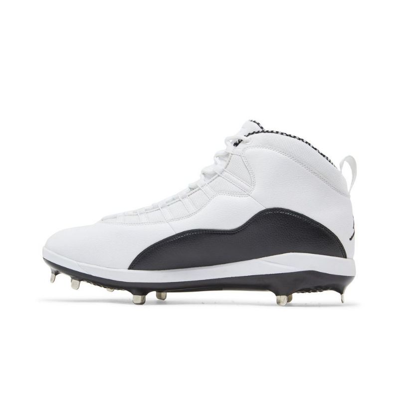 Pánské Boty Air Jordan 10 Retro Metal Bílý Černá