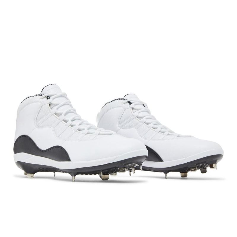 Pánské Boty Air Jordan 10 Retro Metal Bílý Černá