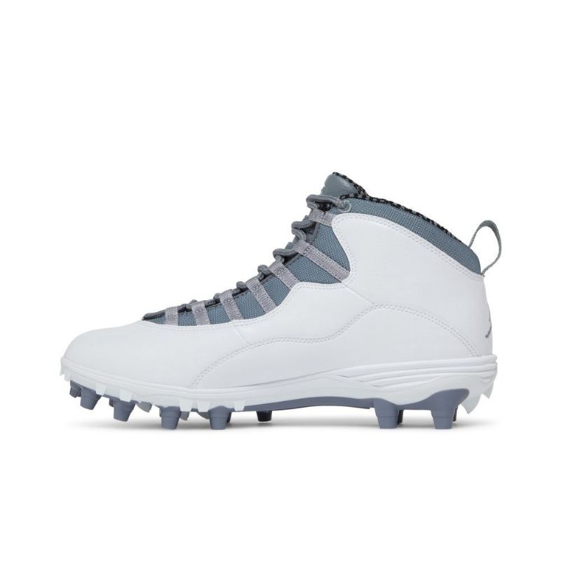 Pánské Boty Air Jordan 10 Td Mid Bílý Šedá