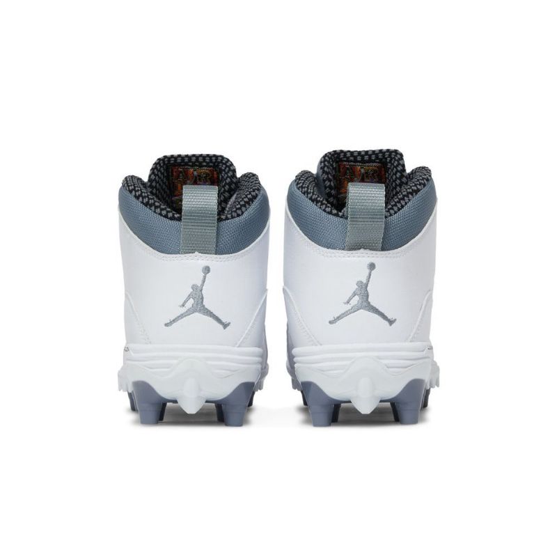 Pánské Boty Air Jordan 10 Td Mid Bílý Šedá