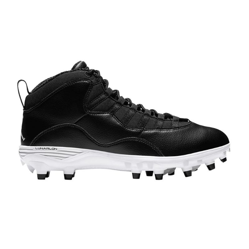 Pánské Boty Air Jordan 10 Td Mid Černá Bílý