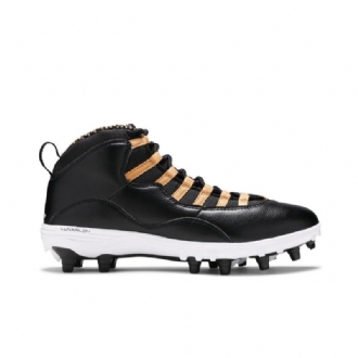 Pánské Boty Air Jordan 10 Td Mid Černá Zlatý Bílý