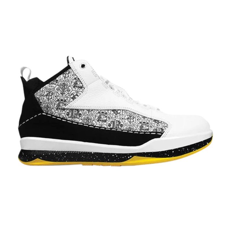 Air Jordan Cp3 Cp3.iii Bílá Žlutá Černá Pánské Boty