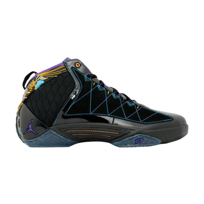 Pánské Boty Air Jordan Cp3 Cp3.ii Černá Fialová Modrá Žlutá