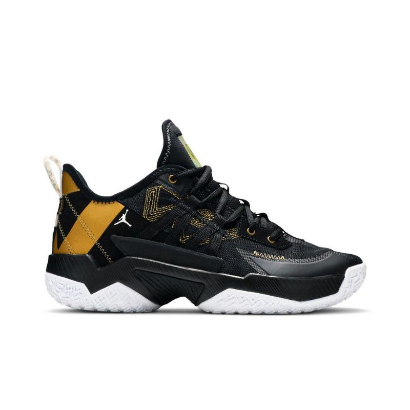 Bílé Pánské Boty Air Jordan Westbrook One Take 2 Černá Zlatý