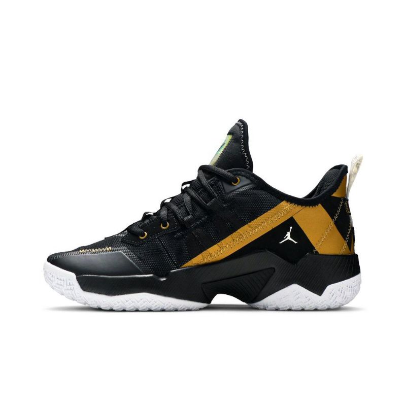 Bílé Pánské Boty Air Jordan Westbrook One Take 2 Černá Zlatý