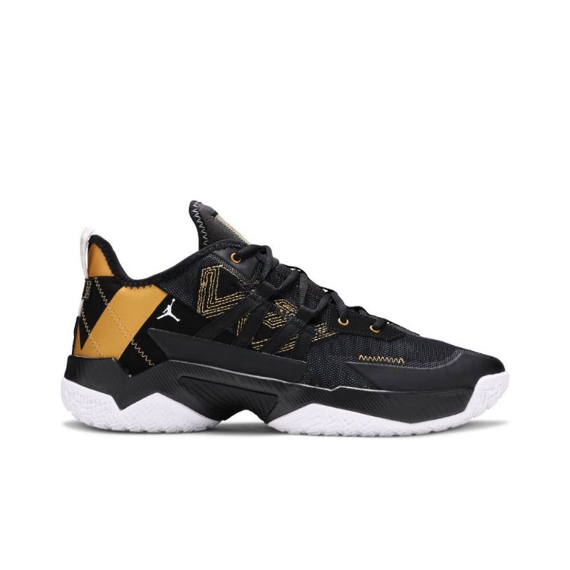 Pánské Boty Air Jordan Westbrook One Take 2 Pf Černá Zlatý Bílý