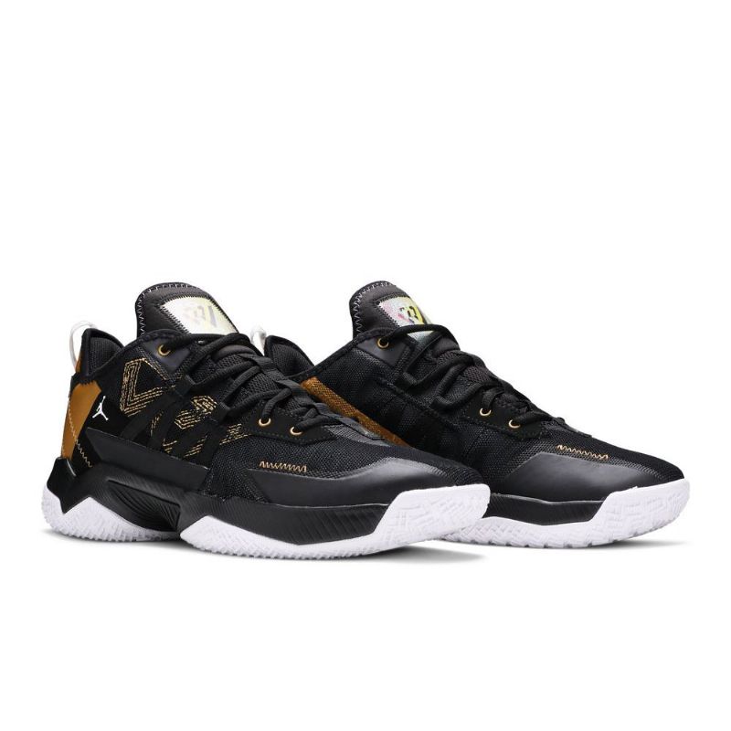 Pánské Boty Air Jordan Westbrook One Take 2 Pf Černá Zlatý Bílý