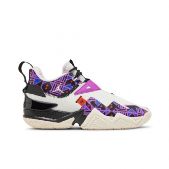 Pánské Boty Air Jordan Westbrook One Take Bílý Černá Nachový