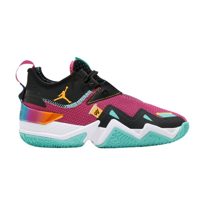 Pánské Boty Air Jordan Westbrook One Take Pf Růžová Černá Tyrkysově Oranžová
