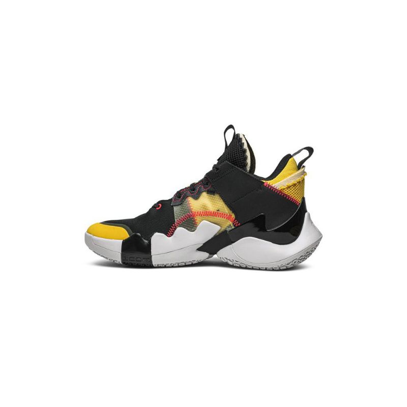 Air Jordan Why Not Zer0.2 Černá Žlutá Červená Šedá Pánské Boty
