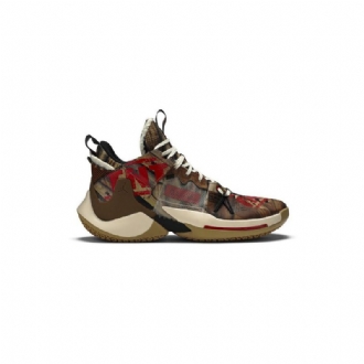 Air Jordan Why Not Zer0.2 Se Hnědá Červená Černá Pánské Boty