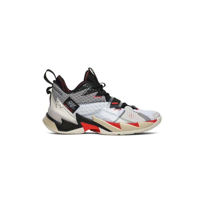 Air Jordan Why Not Zer0.3 Bílý Červené Šedá Černá Pánské Boty