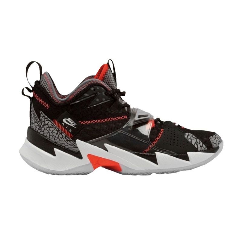 Air Jordan Why Not Zer0.3 Černá Šedá Červené Bílý Pánské Boty