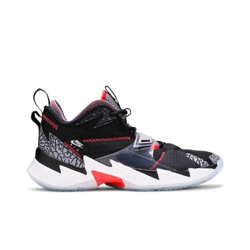 Air Jordan Why Not Zer0.3 Pf Černá Šedá Červená Bílá Pánské Boty