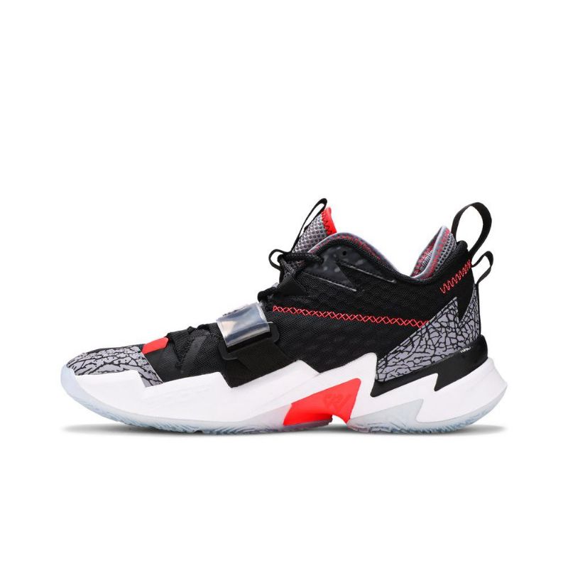 Air Jordan Why Not Zer0.3 Pf Černá Šedá Červená Bílá Pánské Boty