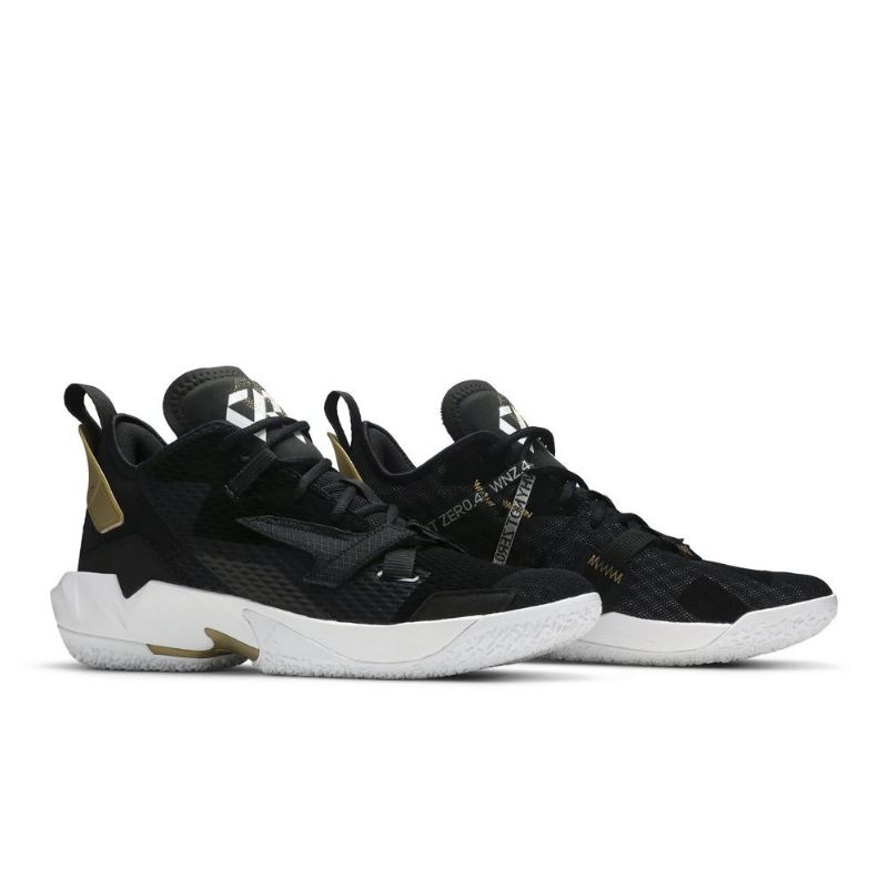 Air Jordan Why Not Zer0.4 Černá Zlatý Bílý Pánské Boty