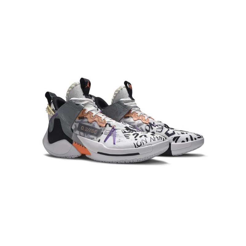 Pánské Boty Air Jordan Why Not Zer0.2 Se Bílý Oranžový Šedá Černá