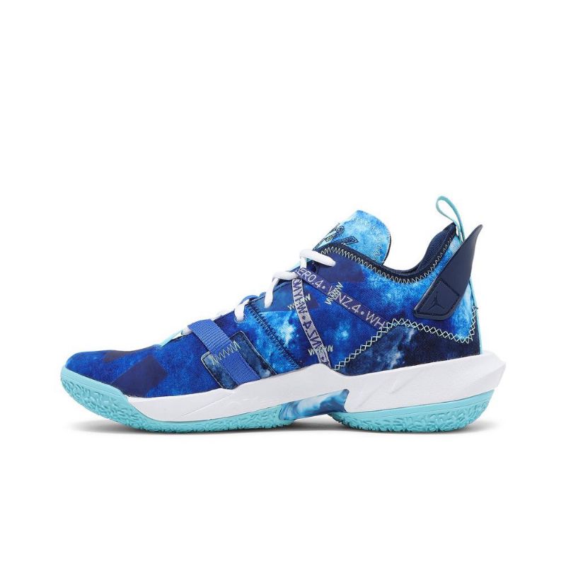 Pánské Boty Air Jordan Why Not Zer0.4 Modrý Bílý Tmavě Modrá