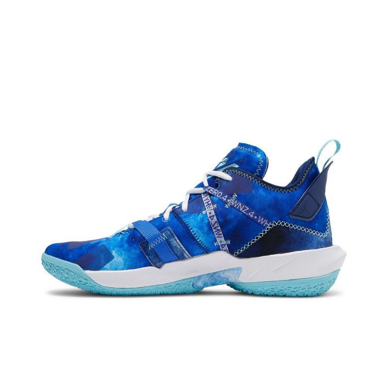 Pánské Boty Air Jordan Why Not Zer0.4 Pf Modrý Bílý Tmavě Modrá