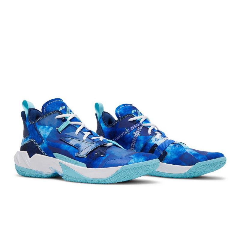 Pánské Boty Air Jordan Why Not Zer0.4 Pf Modrý Bílý Tmavě Modrá