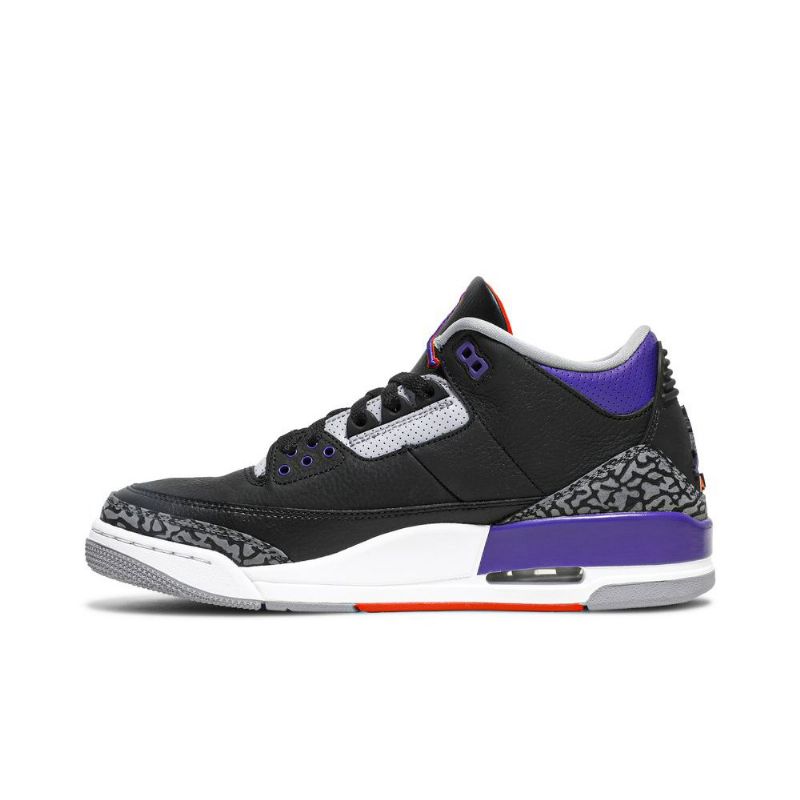Air Jordan 3 Retro Černá Šedá Nachový Bílý Pánské Boty