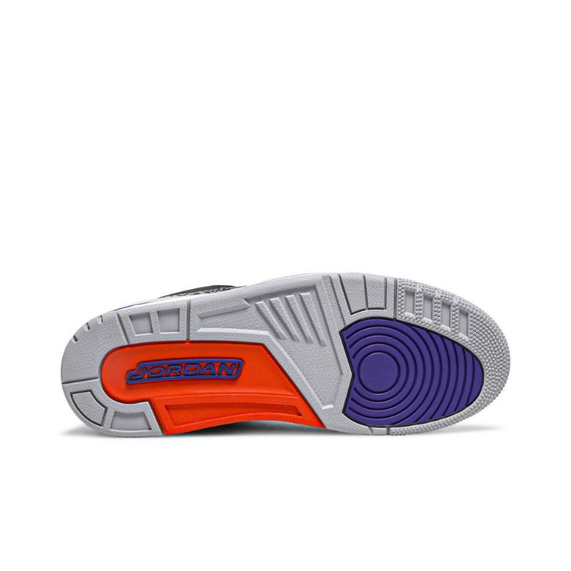 Air Jordan 3 Retro Černá Šedá Nachový Bílý Pánské Boty