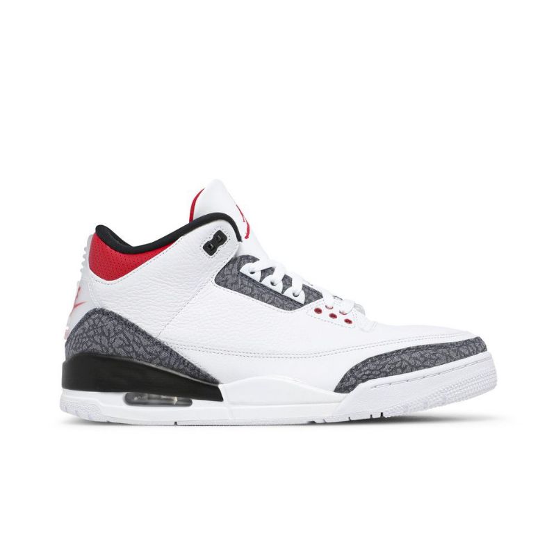 Air Jordan 3 Retro Denim Se Bílá Červená Černá Pánské Boty