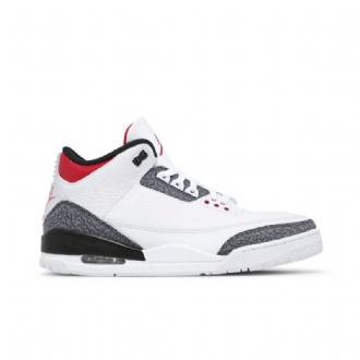 Air Jordan 3 Retro Denim Se Bílá Červená Černá Pánské Boty