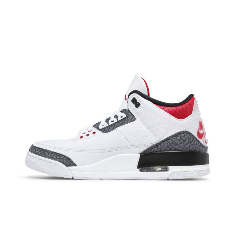 Air Jordan 3 Retro Denim Se Bílá Červená Černá Pánské Boty