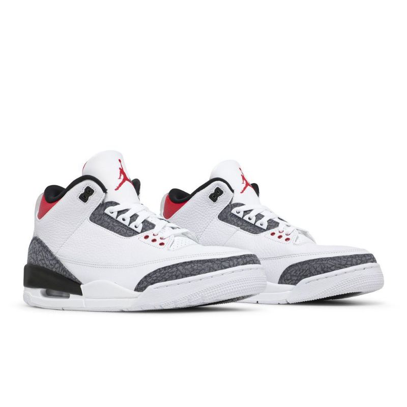 Air Jordan 3 Retro Denim Se Bílá Červená Černá Pánské Boty