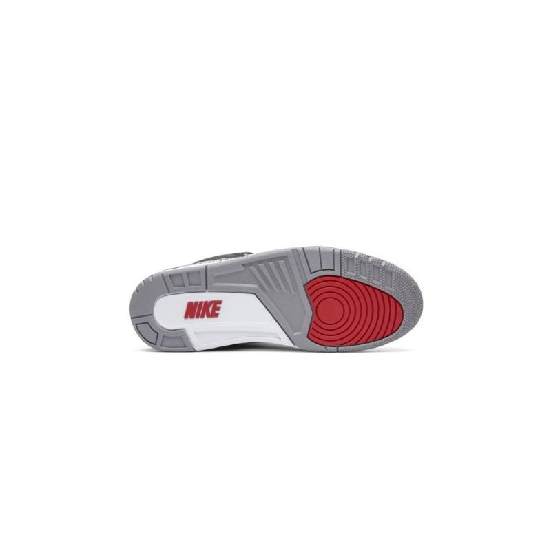 Air Jordan 3 Retro Og Černá Šedá Červené Bílý Pánské Boty