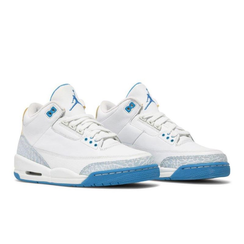 Dámské Boty Air Jordan 3 Retro Bílý Modrý