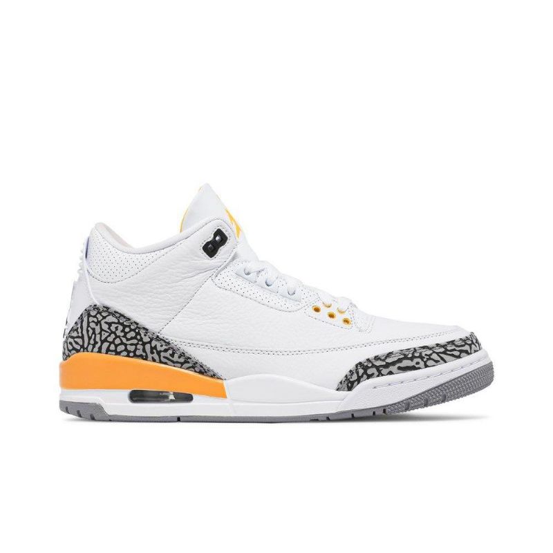Dámské Boty Air Jordan 3 Retro Bílý Oranžový Šedá