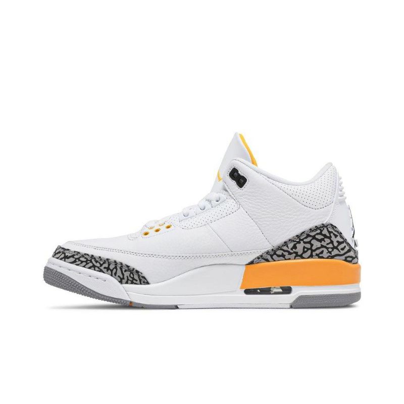 Dámské Boty Air Jordan 3 Retro Bílý Oranžový Šedá